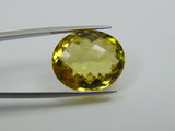 25.15ct Green Gold 22x18mm