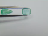 2.40ct Emerald 12x5mm 7x5mm