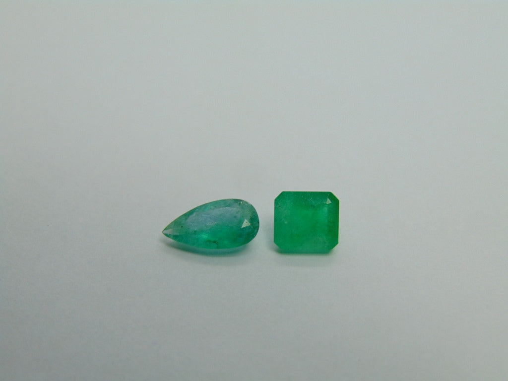1.70ct Emerald 9x5mm 6mm