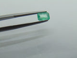 0.65ct Emerald 6x4mm